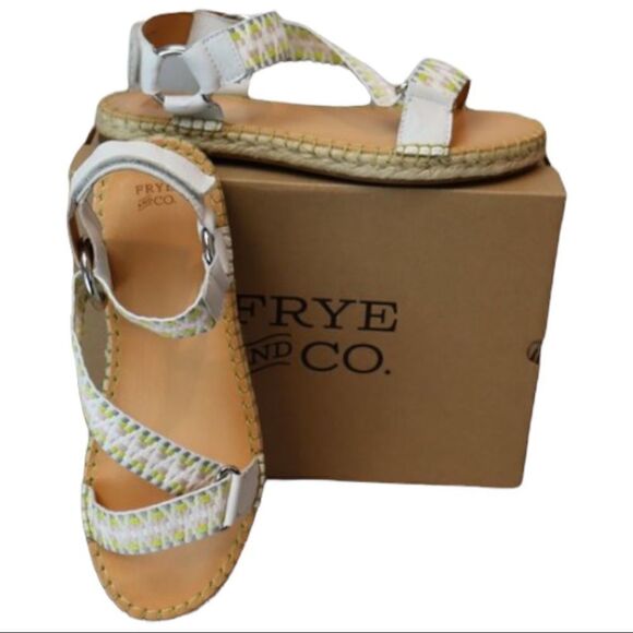 New Frye Kole Asymmetrical Ankle Wrap Dad Sandals - Picture 1 of 10